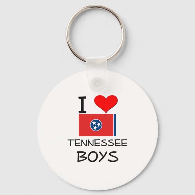 I Love Tennessee Boys Key Ring (Front)