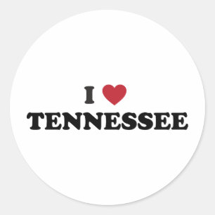 I Love Tennessee Classic Round Sticker