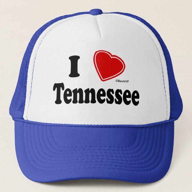 I Love Tennessee Trucker Hat (Front)