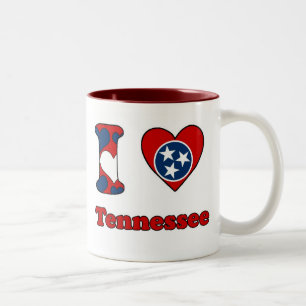 I love Tennessee Two-Tone Coffee Mug