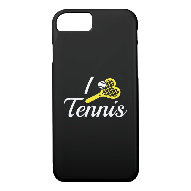 I Love Tennis Case-Mate iPhone Case (Back)