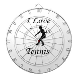 I Love Tennis Dartboard