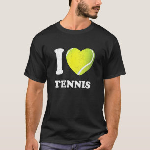 I Love Tennis I Heart T-Shirt