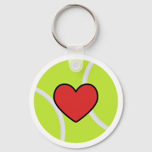 I Love Tennis Key Ring
