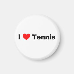 I love Tennis Magnet