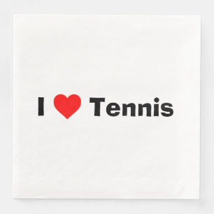 I love Tennis Napkin