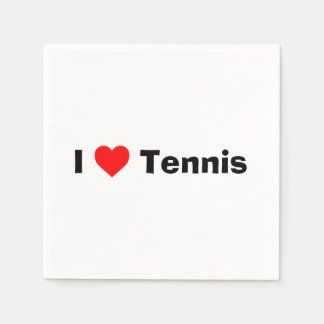 I love Tennis Napkin