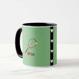 I Love Tennis, popular design Mug
