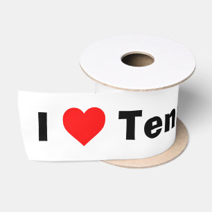 I love Tennis Satin Ribbon