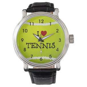 I Love Tennis - Tennis Ball Watch