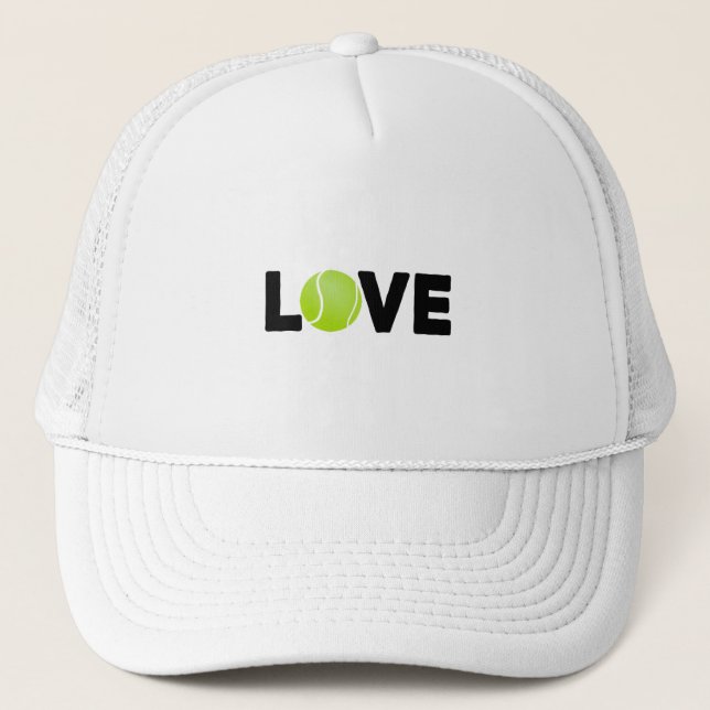 I love tennis trucker hat (Front)