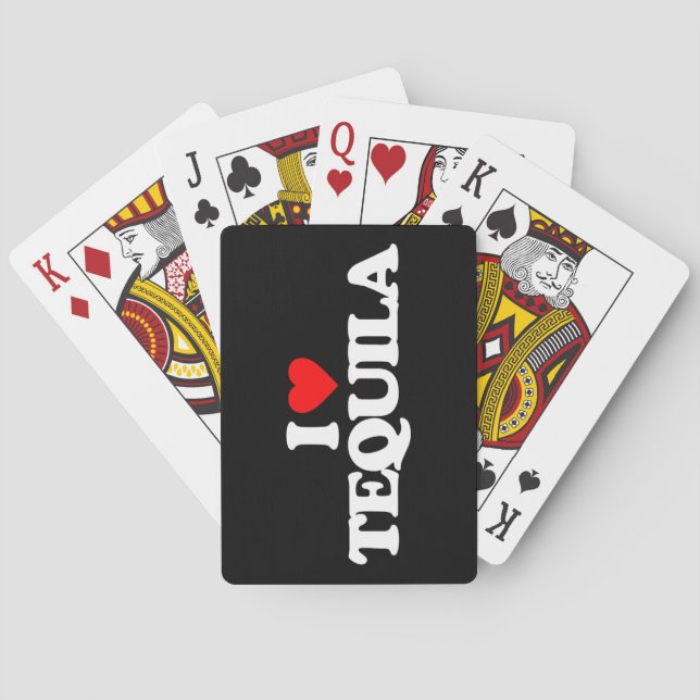 I LOVE TEQUILA PLAYING CARDS (Back)