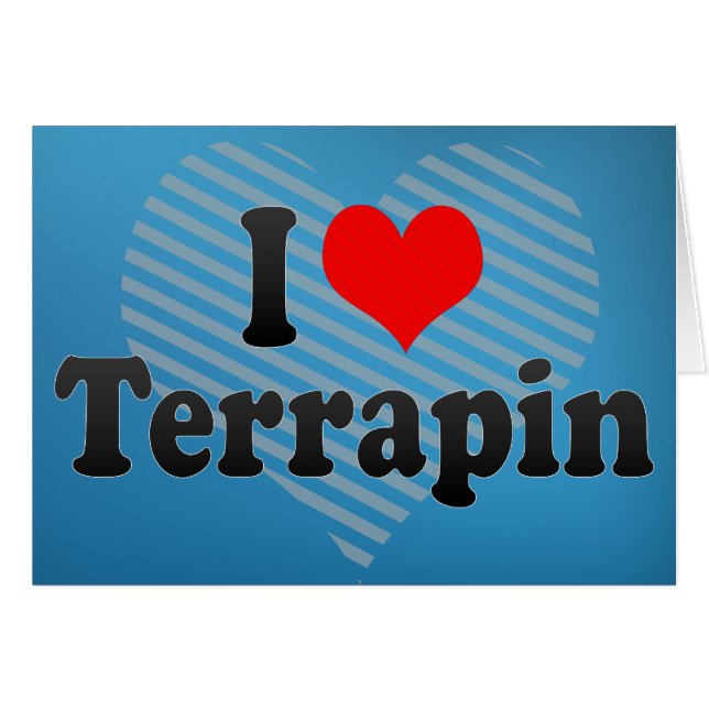 I Love Terrapin (Front Horizontal)