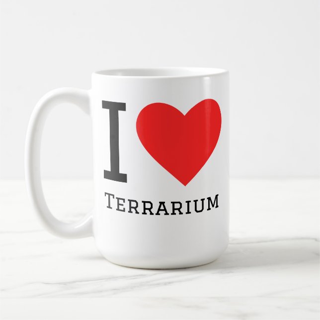 I love terrarium coffee mug (Left)