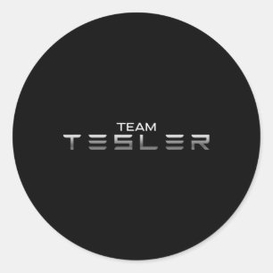 I Love Tesler President Trump Endorsed Car Salesma Classic Round Sticker