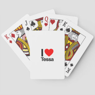 i love tessa playing cards
