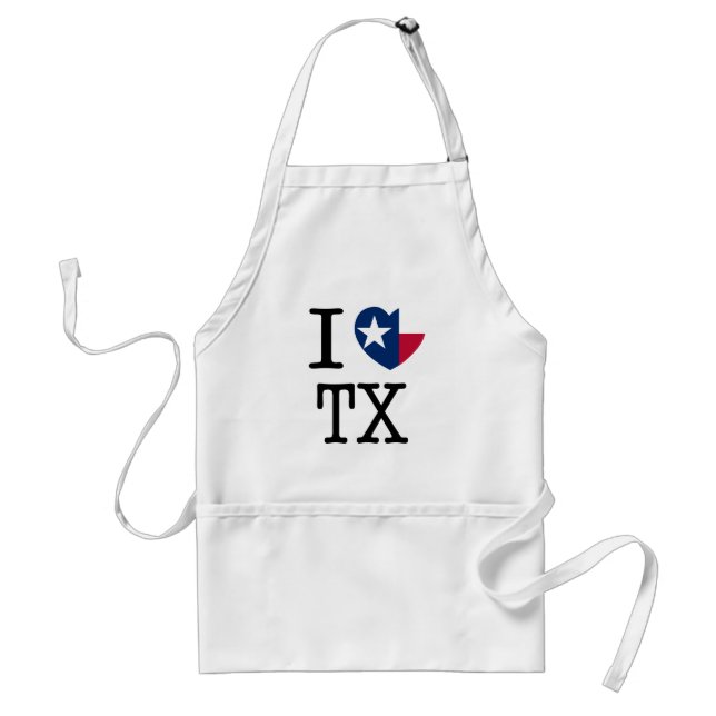 I Love Texas Apron (Front)