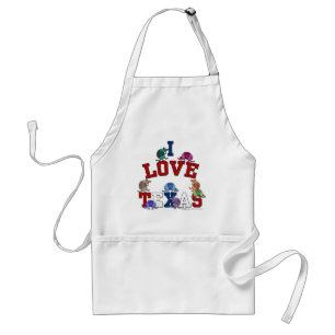 I Love Texas-Colourful Armadillos Standard Apron