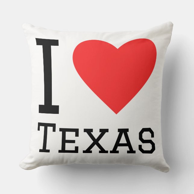 I love Texas  Cushion (Front)
