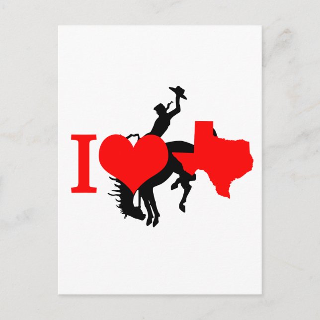 I love Texas Postcard (Front)