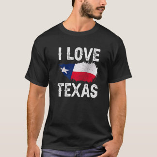 I Love Texas Sayings Pride Texan Patriotic   T-Shirt