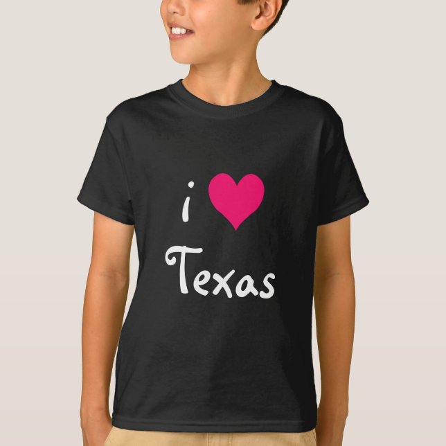 I Love Texas Shirt (Front)