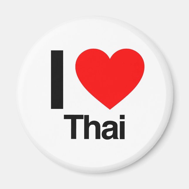 i love thai magnet (Front)