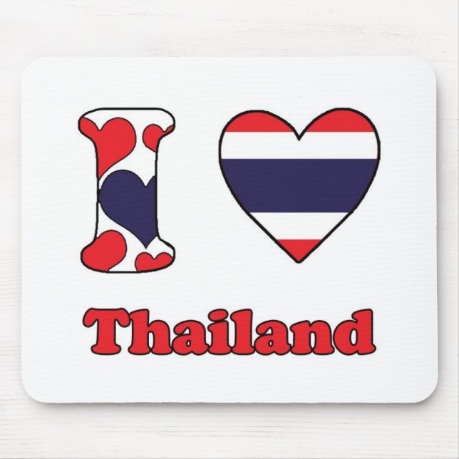 I love Thailand Mouse Mat (Front)