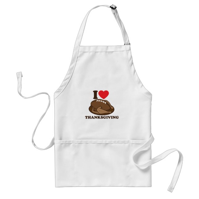 I love Thanksgiving Standard Apron (Front)