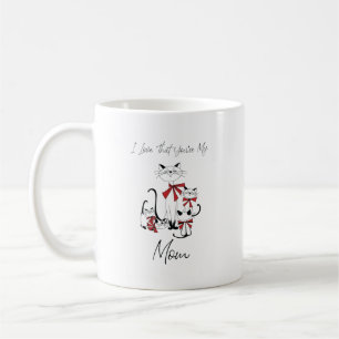 I Love That You're My Mum - cat lovers Coffee Mug