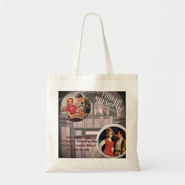 I love the 1950s Malt Shop Era! Tote Bag (Front)