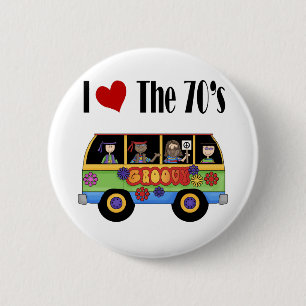 I love the 70's 6 cm round badge