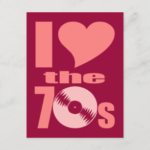 I Love the 70s Invitation