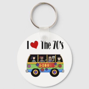 I love the 70's key ring