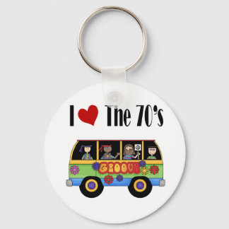 I love the 70's key ring