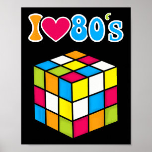 I Love The 80s-80s Halloween Party-80s Outfit For Poster