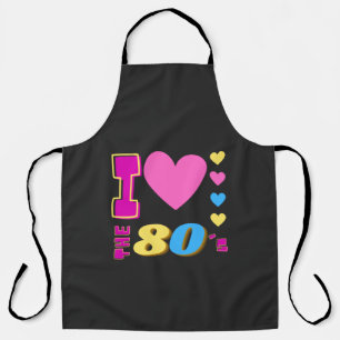 I Love The 80's Apron