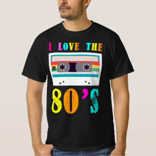I Love The 80's Bright Neon Colors T-Shirt