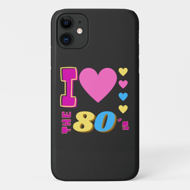 I Love The 80's  Case-Mate iPhone Case (Back)