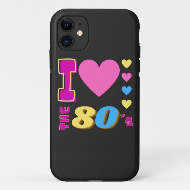 I Love The 80's  Case-Mate iPhone Case (Back)