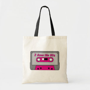 I Love The 80s (cassette) Tote Bag