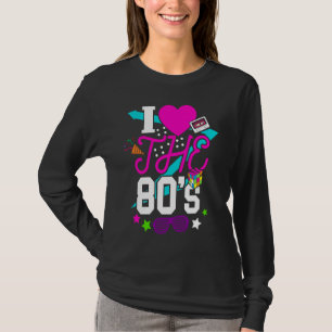 I Love The 80s Clothes for Women and Men 1980s Re T-Shirt