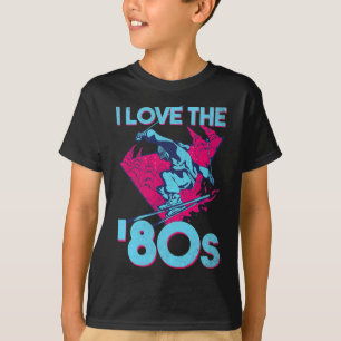 I Love The 80s, Retro Ski Vintage 80s 90s Skiing O T-Shirt