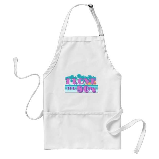 I Love The 80's Standard Apron (Front)