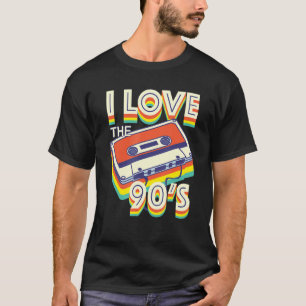 I Love The 90s Classic Music Mixtape Party Disco C T-Shirt