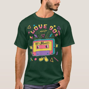 I Love The 90s Music Shirt Retro Vintage Nineties