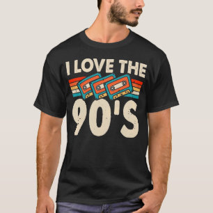 I Love The 90s Retro Cassette Music T-Shirt