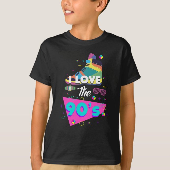 I love the 90s Retro Outfit T-Shirt (Front)