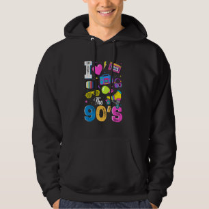I love the 90s slogan 90s-themed party Costume for Hoodie