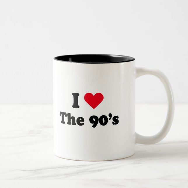 I love the 90's Two-Tone coffee mug (Right)